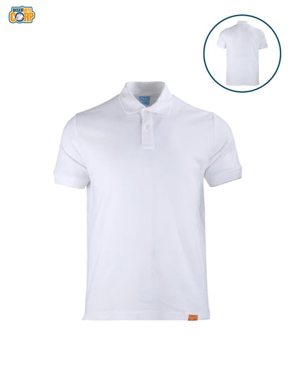 POLERA POLO M/C HOMBRE 80% ALG 20% POLY