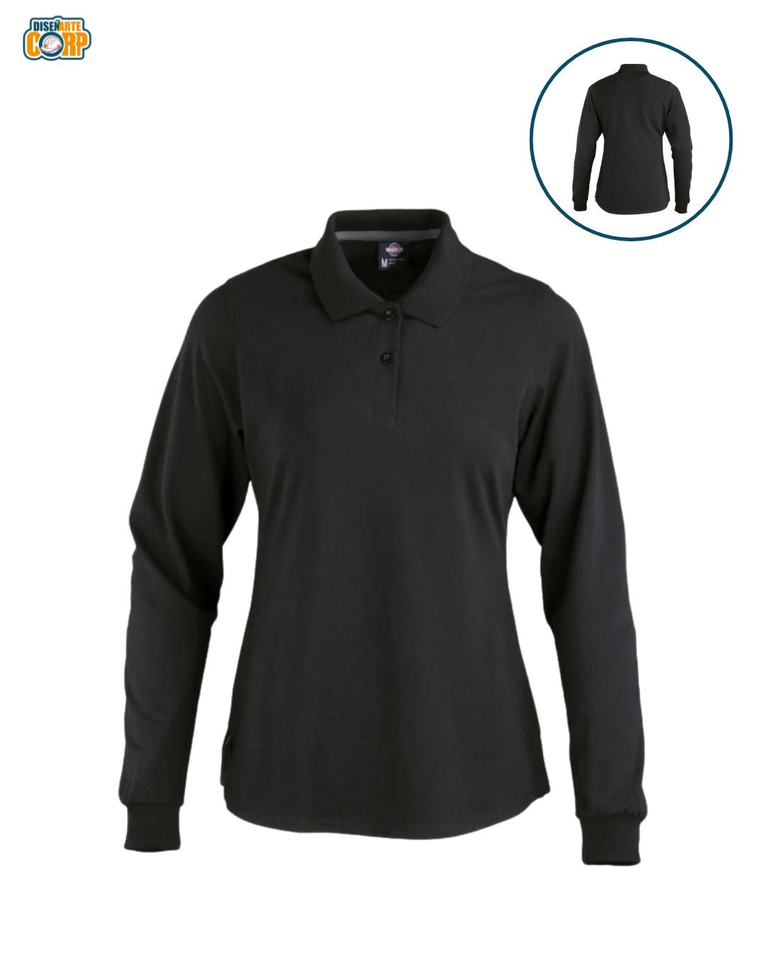 POLERA POLO DRYFRESH M/L MUJER 60% ALG 40% POLY