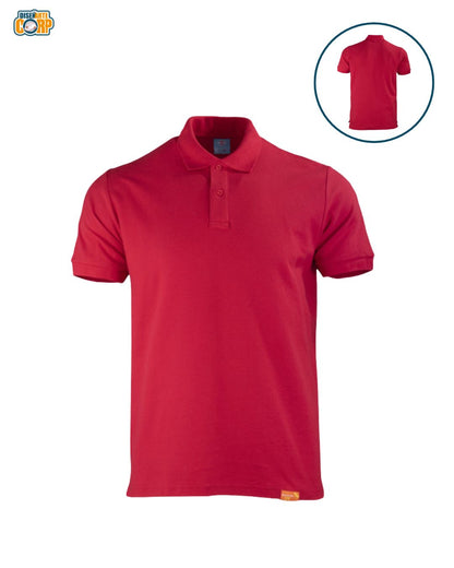 POLERA POLO M/C HOMBRE 80% ALG 20% POLY