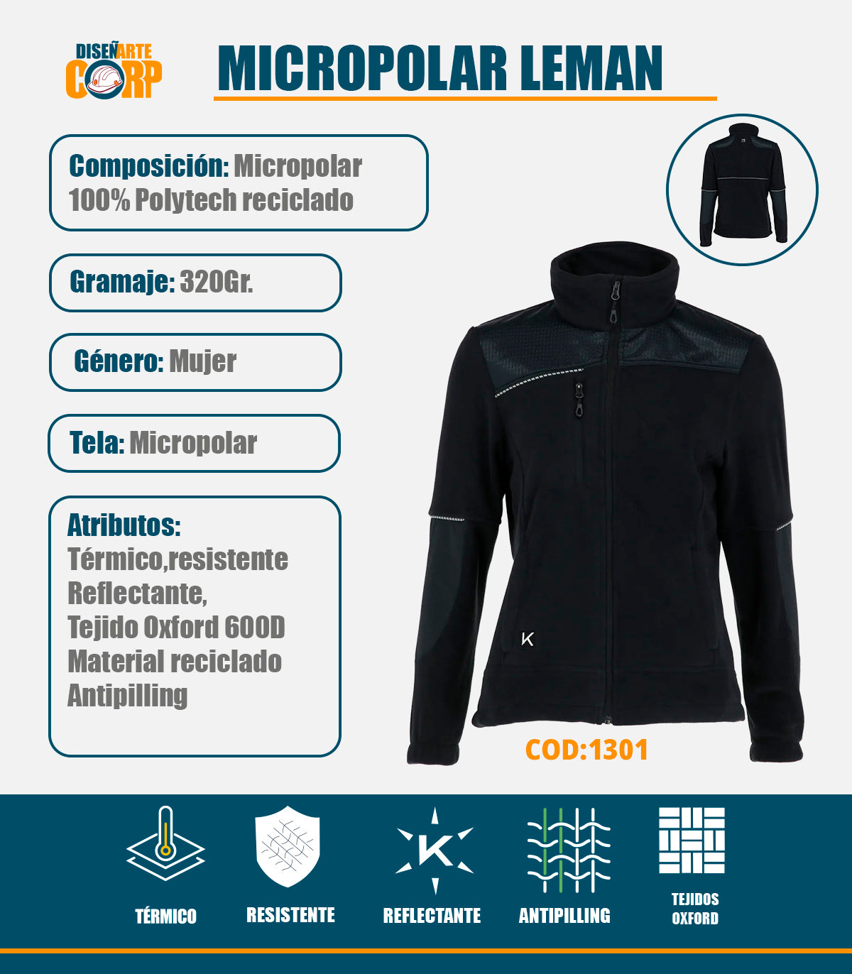 MICROPOLAR LEMON MUJER