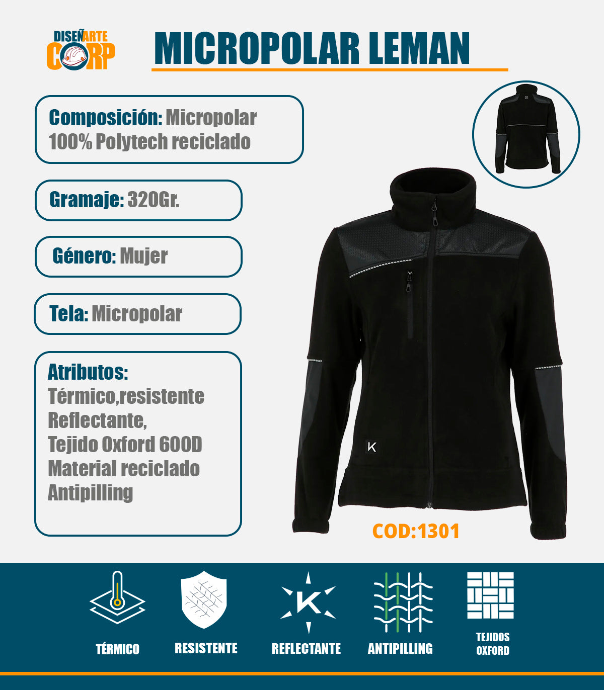 MICROPOLAR LEMON MUJER