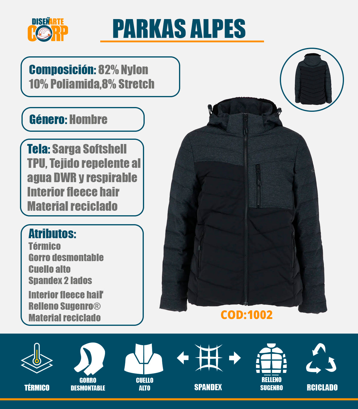 PARKA ALPES MUJER