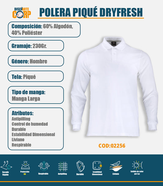 POLERA PIQUÉ DRYFRESH