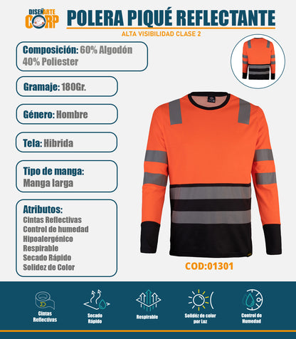 POLERA REFLECTANTE HIBRÍDA