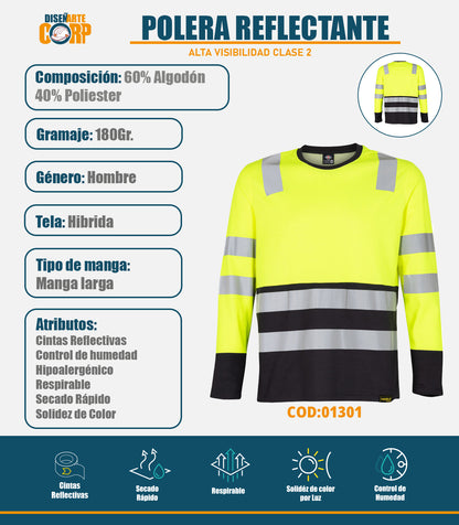 POLERA REFLECTANTE HIBRÍDA