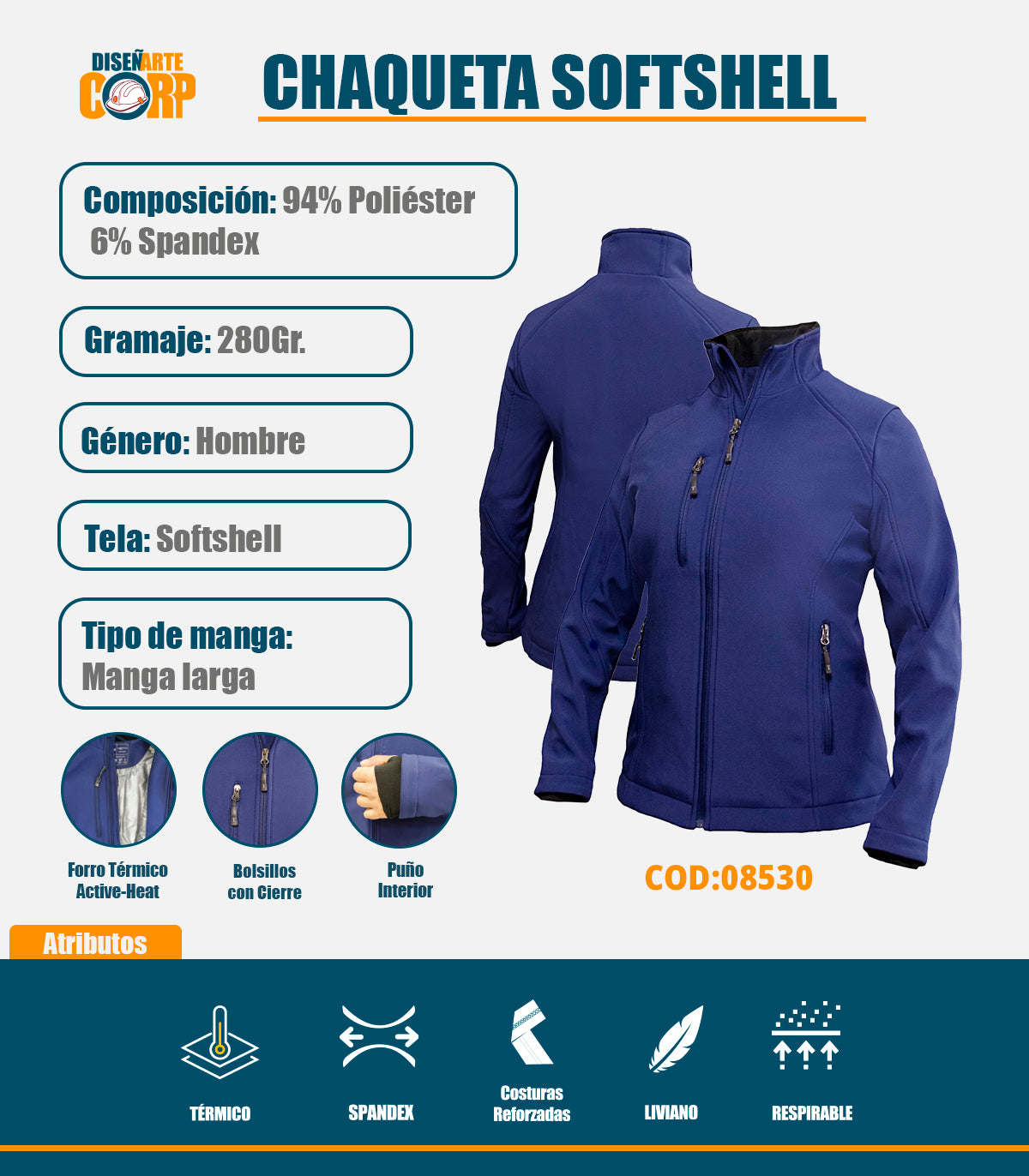 CHAQUETA SOFTSHELL MUJER