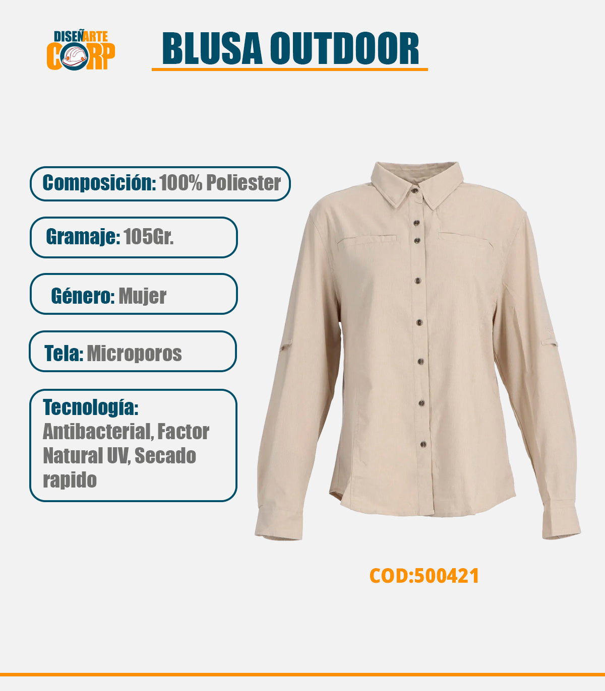 BLUSA OUTDOOR LIGHT