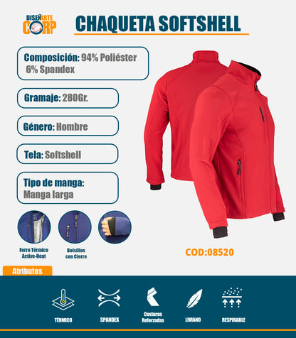 CHAQUETA SOFTSHELL HOMBRE