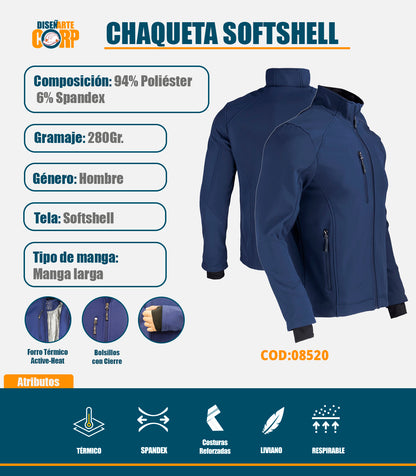 CHAQUETA SOFTSHELL HOMBRE