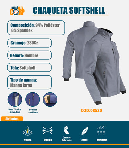 CHAQUETA SOFTSHELL HOMBRE