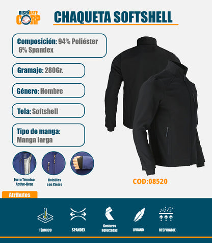 CHAQUETA SOFTSHELL HOMBRE