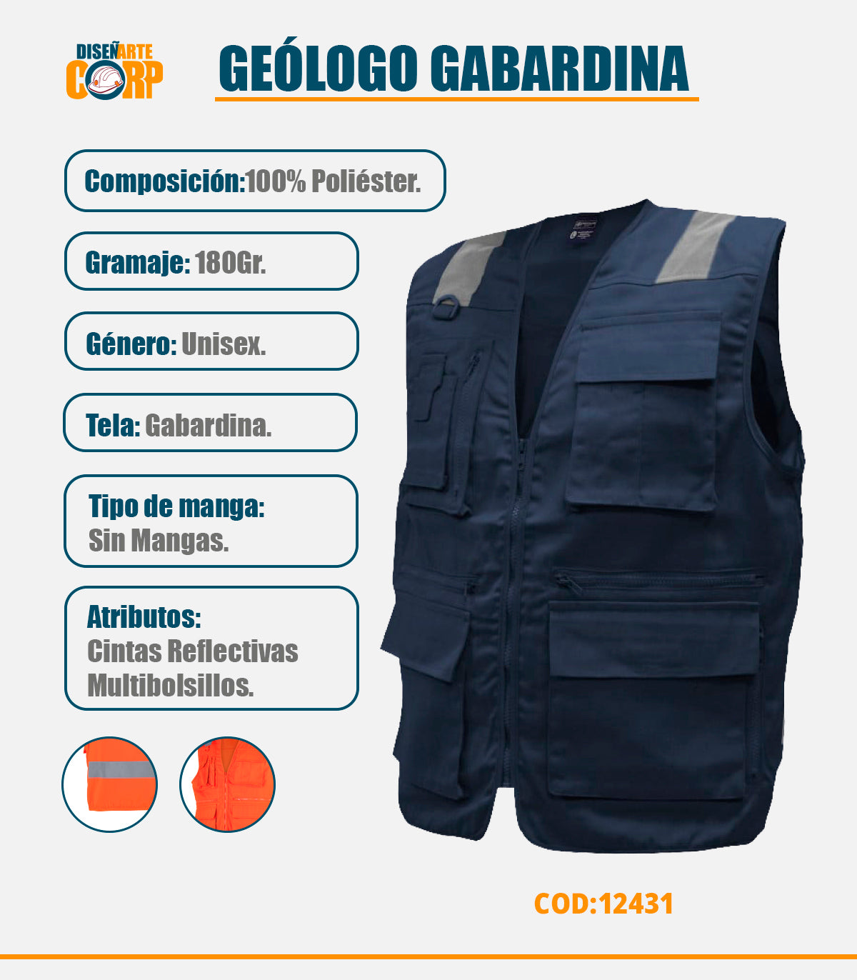 GEÓLOGO GABARDINA