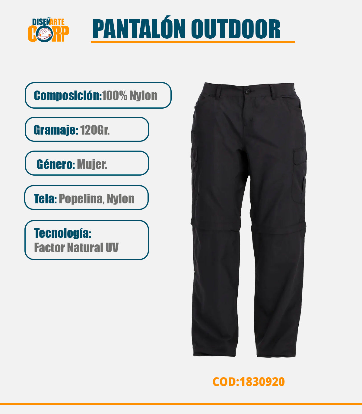 PANTALÓN OUTDOOR MUJER
