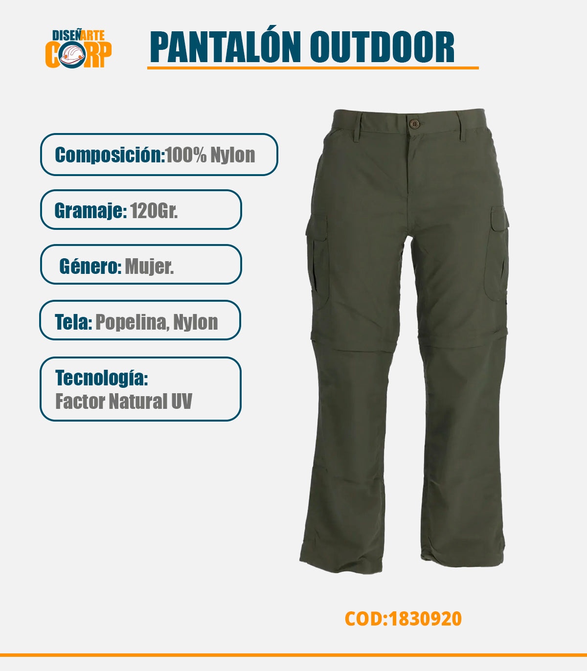 PANTALÓN OUTDOOR MUJER