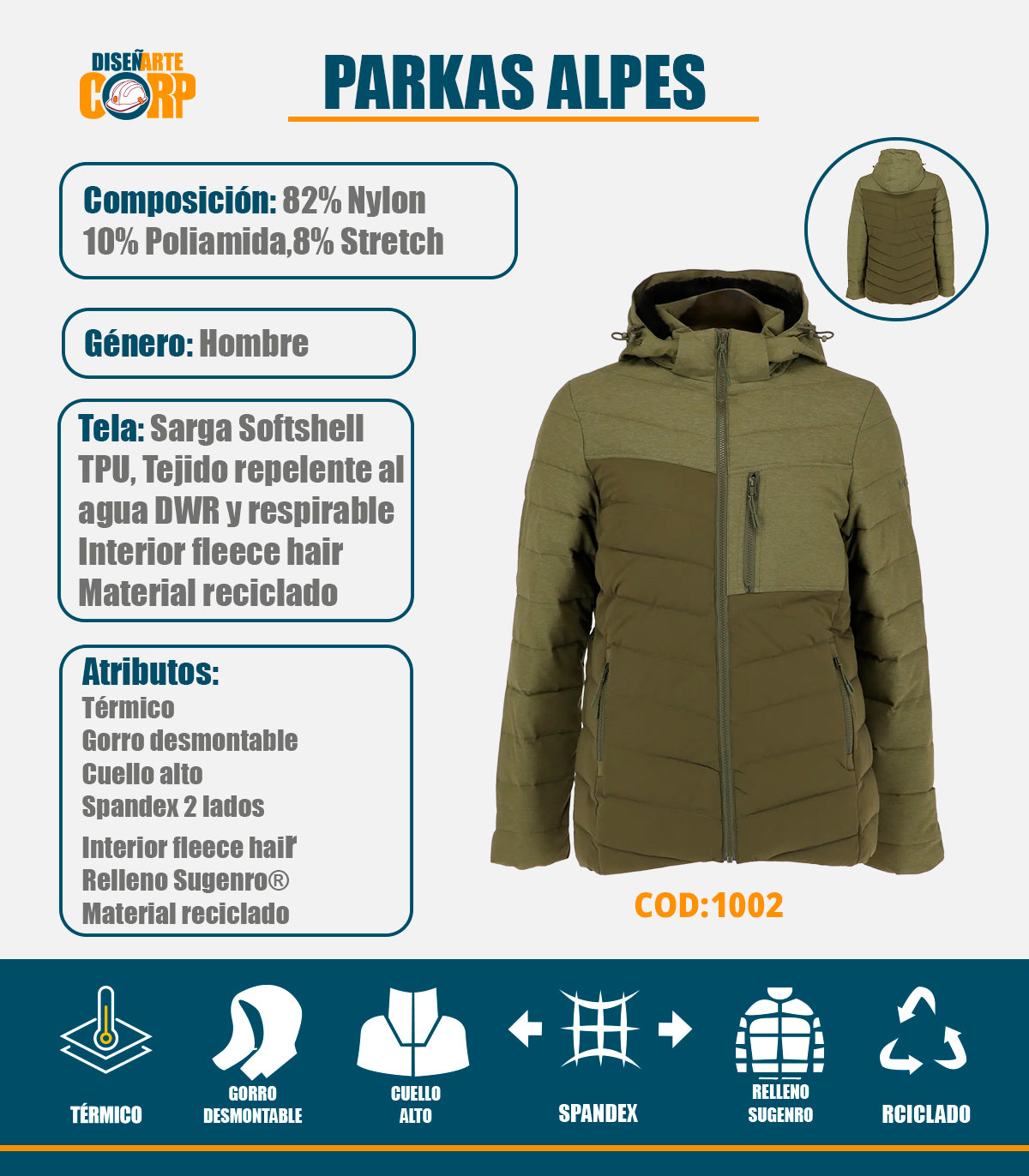 PARKA ALPES MUJER