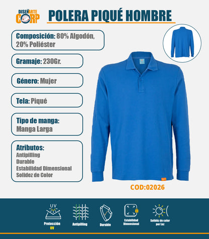 POLERA PIQUÉ HOMBRE