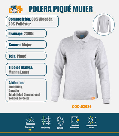 POLERA PIQUÉ MUJER