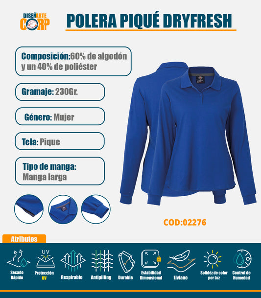 POLERA PIQUÉ DRYFRESH