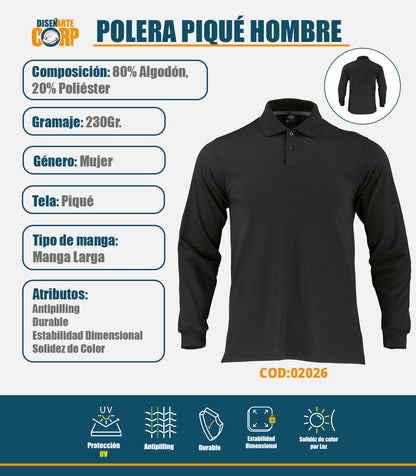 POLERA PIQUÉ HOMBRE