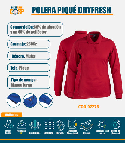 POLERA PIQUÉ DRYFRESH
