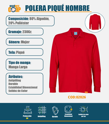 POLERA PIQUÉ HOMBRE