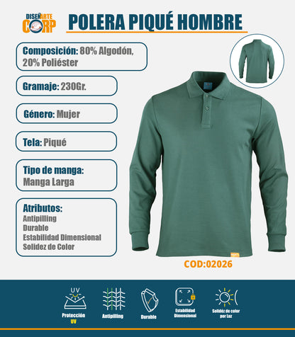 POLERA PIQUÉ HOMBRE