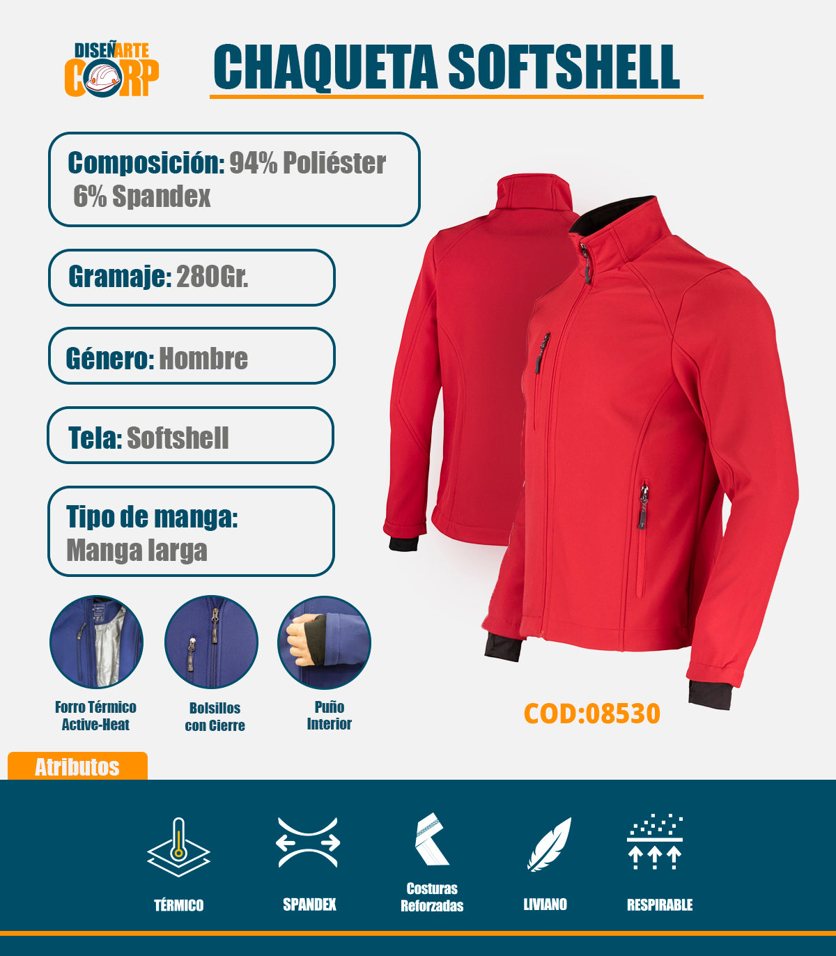 CHAQUETA SOFTSHELL MUJER